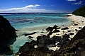 087 Rarotonga - Costa nord-occidentale - Black rocks